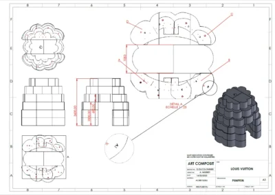 Louis Vuitton X Yayoi Kusama projet quadratik e&c